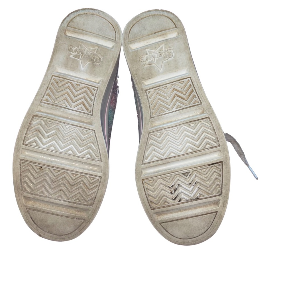 Skechers Twinkle Toes Diamond Collection Light Up High Tops Girls Size 13 - Picture 5 of 7